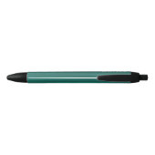 Blauwgroen instripes zwarte inkt pen (Achterkant)