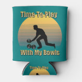 Blauwgroen introductieBowls afspeeltijd, Koelbox Blikjeskoeler (Voorkant)