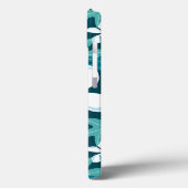 (BLAUWGROEN) iPhone/iPad-draagtas van TIARE Case-Mate iPhone Case (Achterkant / Links)