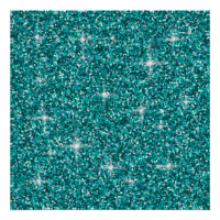 Blauwgroen ironische glitter