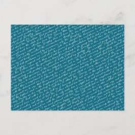 Blauwgroen Jane Austen Pride Vooroordelen Netherfi Briefkaart