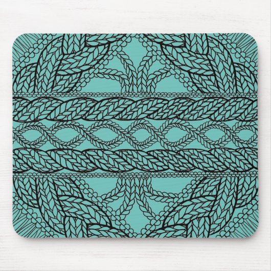 BLAUWGROEN KABELBREI MUISMAT (Voorkant)