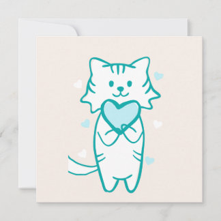 Blauwgroen Kat