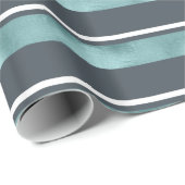 Blauwgroen kerstband ID862 Cadeaupapier (Rol Hoek)