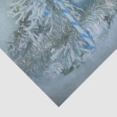 Blauwgroen kerstblauwe feestbomen voor sierdoelein tissuepapier (Detail)