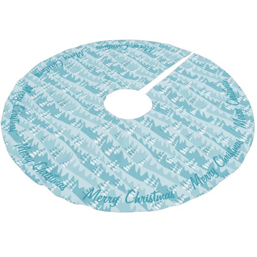 Blauwgroen kerstbomen kerstboom rok (Gekanteld)