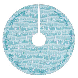 Blauwgroen kerstbomen kerstboom rok