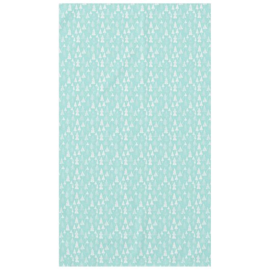 Blauwgroen kerstboompatroon#6 ID1009 Tafelkleed (Voorkant)