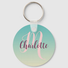 Blauwgroen kerstcadeau van Ombre voor nicht van ta Sleutelhanger