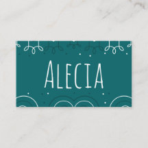 Blauwgroen kerstfeest