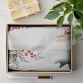 Blauwgroen kerstkerstkerstkerstkerstontkoppeling tissuepapier (Geschenk)