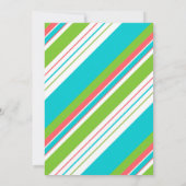 Blauwgroen  kersttypografie ID441 Feestdagenkaart (Achterkant)