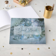 Blauwgroen kerstwintersierbomen