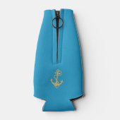 Blauwgroen keukenfleskoeler flesjeskoeler (Achterkant)