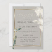 Blauwgroen kever Anthurium Pampas Grass Kaart (Voorkant)