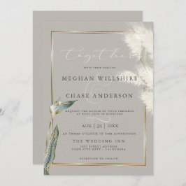 Blauwgroen kever Anthurium Pampas Grass Kaart