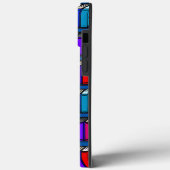 Blauwgroen kleine bibliotheekplanken Case-Mate iPhone case (Achterkant / Links)
