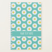 Blauwgroen kleine Daisy Planner (Voorkant)