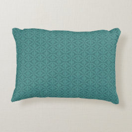 Blauwgroen kleur groene blauwgroene, groene, opzet accent kussen