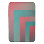 blauwgroen koraalschillen badmat (Voorkant Verticaal)