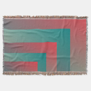 blauwgroen koraalschillen deken