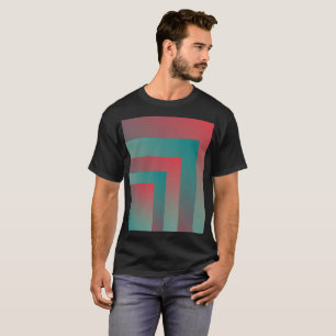 blauwgroen koraalschillen t-shirt