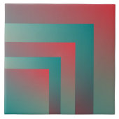 blauwgroen koraalschillen tegeltje (Voorkant)