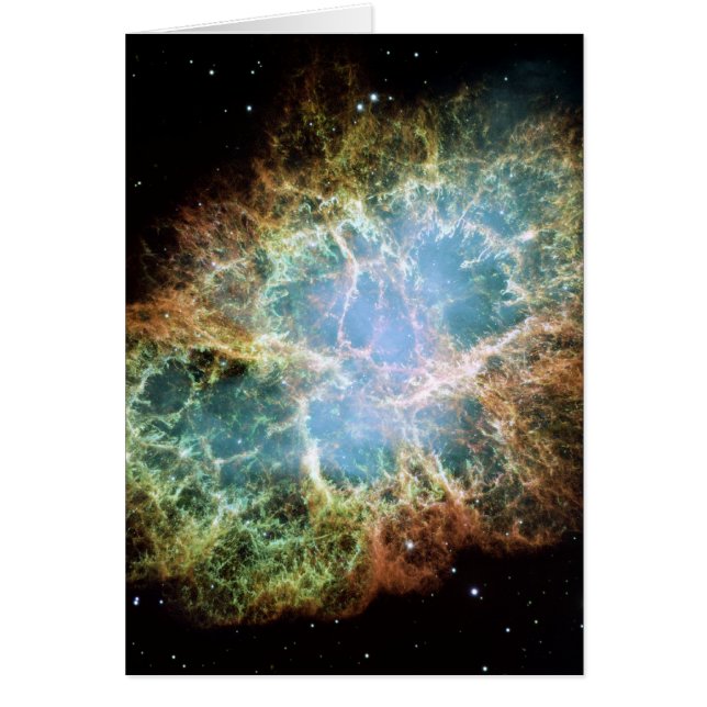 Blauwgroen krab Nebula (Voorkant)