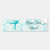 Blauwgroen krijgskunst bumpersticker (Voorkant)