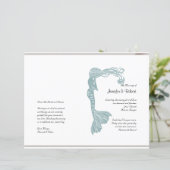 Blauwgroen kunstprogramma Deco Posh Wedding (Staand voorkant)