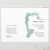 Blauwgroen kunstprogramma Deco Posh Wedding (Voorkant)