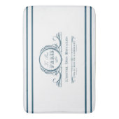 Blauwgroen L. hotel Des Royales Bath Mat (Voorkant Verticaal)