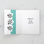 Blauwgroen langlauf lopen dank u kaart (Binnen)