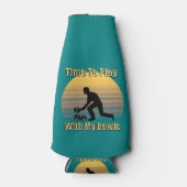 Blauwgroen legkippen, flessenkoeler flesjeskoeler (Voorkant)