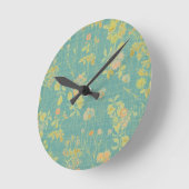 Blauwgroen lentepatroon Ronde Klok (Hoek)