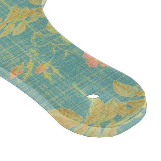  Blauwgroen lentepatroon Snijplank (Hoek)