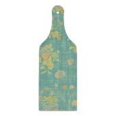  Blauwgroen lentepatroon Snijplank (Voorkant)