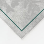 Blauwgroen Leuke Sneeuwman Vakantie Fleece Deken (Hoek)