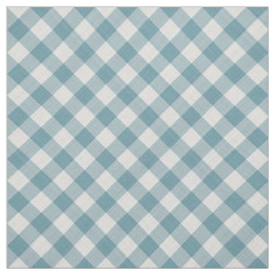 Blauwgroen lichtblauw landenpatroon stof