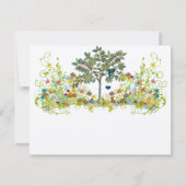 Blauwgroen  liefdesvederzwijn RSVP (Voorkant)