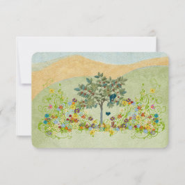 Blauwgroen  liefdesvederzwijn RSVP