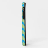 Blauwgroen, Limoen, Paars Chevron Monogram iPhone5 Case-Mate iPhone Case (Achterkant/links)
