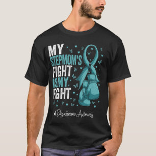 Blauwgroen lint stiefmoeder dysautonomie bewustzij t-shirt