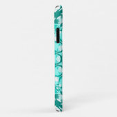 Blauwgroen Loopy Phone Case iPhone (Achterkant/rechts)