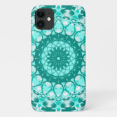 Blauwgroen Loopy Phone Case iPhone (Achterkant)