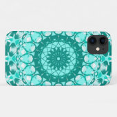 Blauwgroen Loopy Phone Case iPhone (Achterkant (horizontaal))