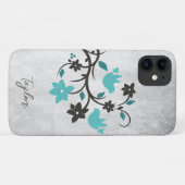 Blauwgroen Lovevogels - Aangepast Hoesje-Mate iPho Case-Mate iPhone Case (Achterkant (horizontaal))
