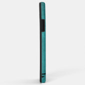 Blauwgroen Lovevogels Aangepaste iPhone Case (Achterkant/rechts)