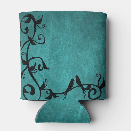 Blauwgroen Lovevogels - Aangepaste koeler (Achterkant)