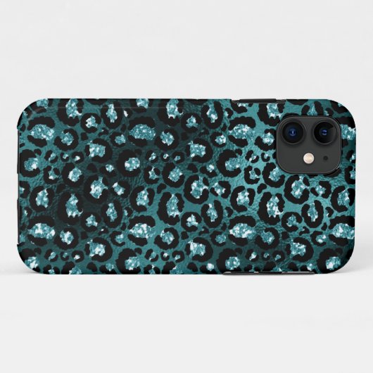 Blauwgroen luier- en zwartgelsplepels Case-Mate iPhone case (Achterkant (horizontaal))